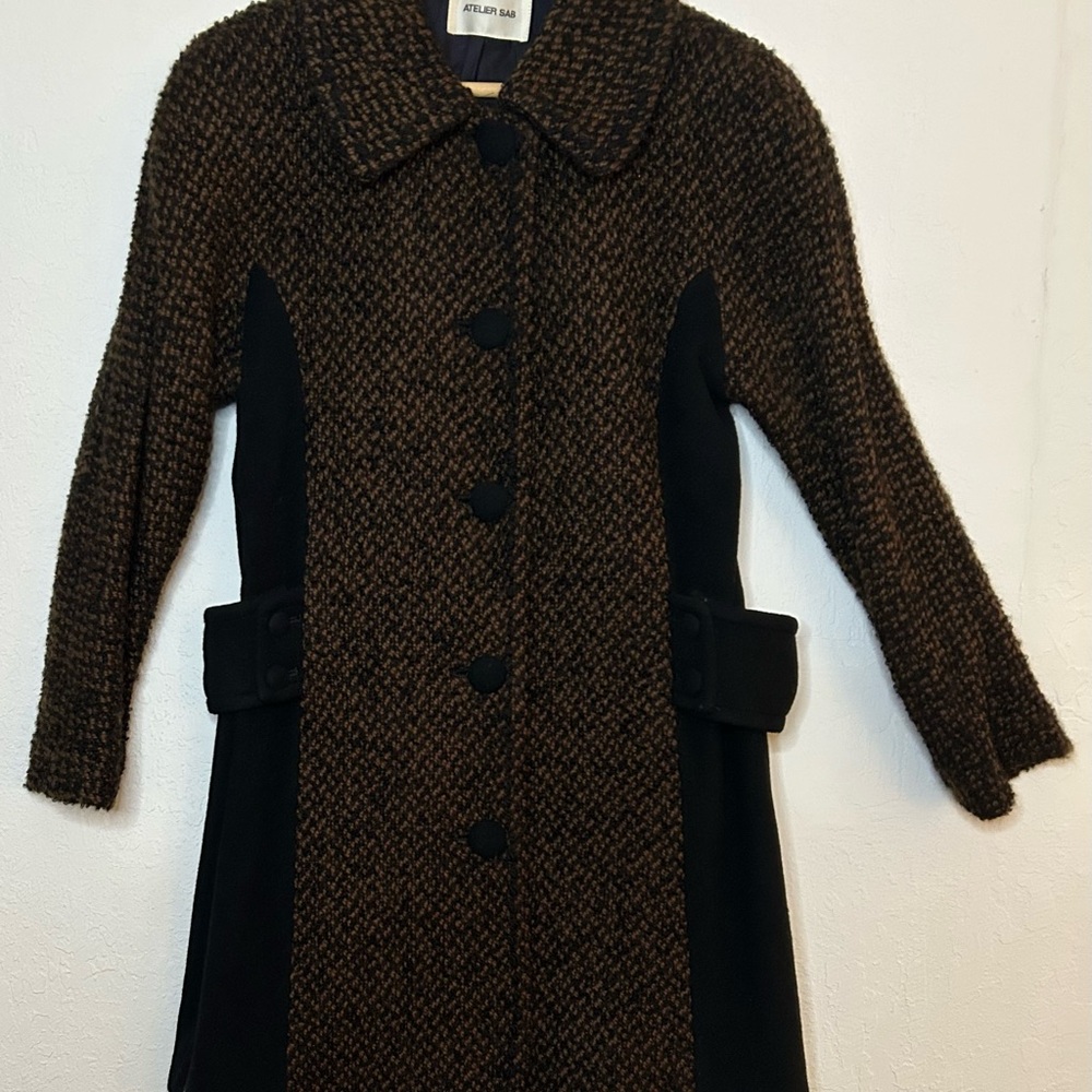 Brown and Black Coat